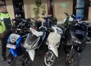 Tindak Balapan Liar, 4 Kendaraan di Amankan Satlantas Polres Soppeng