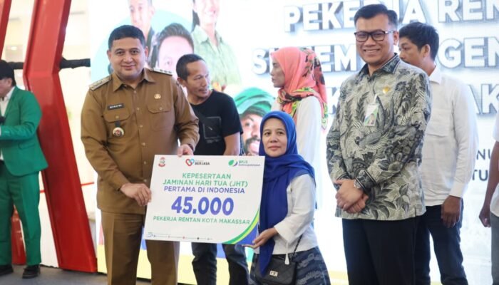 Jamsostek Makassar Tembus Rp624 Miliar, Perlindungan Jamsostek Capai 53 Persen, JHT Pekerja Rentan Diperluas 2026