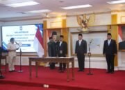 Lantik Tiga Pejabat Pimpinan Tinggi Madya, Mendagri Minta Pahami Tugas Masing-Masing