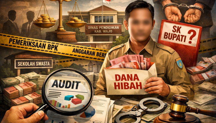 BPK Temukan Kelebihan Realisasi Dana Hibah Dinas Pendidikan Wajo Rp2,7 Miliar, Diduga Langgar Permendagri