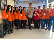 Siswa SMPN 15 Makassar Ikuti Pelatihan PKS di Polsek Tamalate, Perkuat Disiplin Lalu Lintas dan Edukasi Bahaya Narkoba