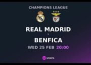 Real Madrid Ditahan Benfica 1-1, Laga Dramatis Warnai Malam Liga Champions