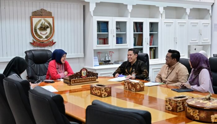 Perkuat Sinergi JKN, Wakil Wali Kota Makassar Sambut Kepala Cabang Baru BPJS Kesehatan