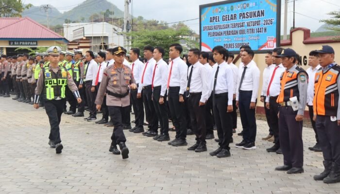 Polres Soppeng Siap Amankan Mudik Lebaran, Operasi Ketupat 2026 Resmi Dimulai Sediakan 4 Pos Pengamanan