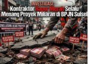 Kontraktor Terus Menang Tender, Publik Pertanyakan Sistem Pengawasan BPJN Sulsel