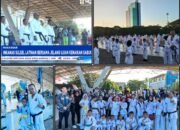 Ratusan Karateka Padati Karebosi, Ranting Bawakaraeng Matangkan Persiapan Kenaikan Sabuk