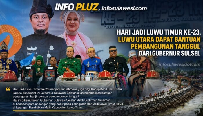Di Tengah HUT Lutim, Gubernur Andi Sudirman Bawa Bantuan bagi Warga Terdampak Banjir Luwu Utara