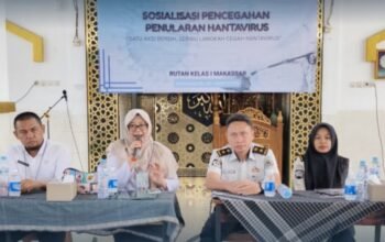 Cegah Penyakit Menular, Dinkes Makassar Beri Edukasi Hantavirus kepada Warga Binaan