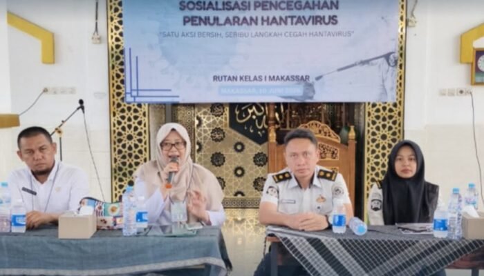 Cegah Penyakit Menular, Dinkes Makassar Beri Edukasi Hantavirus kepada Warga Binaan