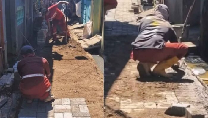 Akses Warga Makin Nyaman, Dinas PU Makassar Tuntaskan Pemasangan Paving Blok di Butta Caddi