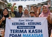 Warga Kerung – Kerung Sampaikan Terima Kasih kepada PDAM Makassar, Air Bersih Akhirnya Kembali Mengalir