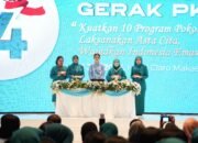 Hadiri Puncak HKG PKK Nasional, Melinda Aksa Tegaskan Komitmen Tingkatkan Kesejahteraan Keluarga