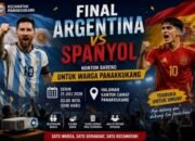 Final Argentina vs Spanyol, Kecamatan Panakkukang Siapkan Nobar untuk Warga di Halaman Kantor Camat