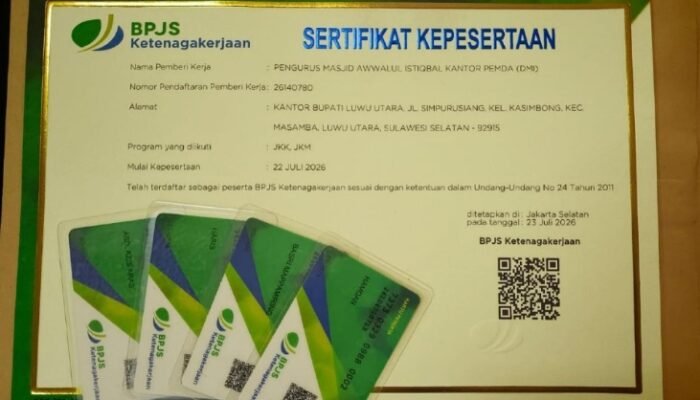 Tak Hanya Tempat Ibadah, 683 Masjid di Luwu Utara Mulai Lindungi Para Pelayan Umat