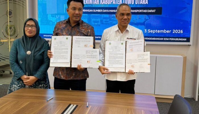 Pemkab Luwu Utara dan Politeknik Transportasi Darat Indonesia Teken PKS, Perkuat SDM dan Layanan Transportasi