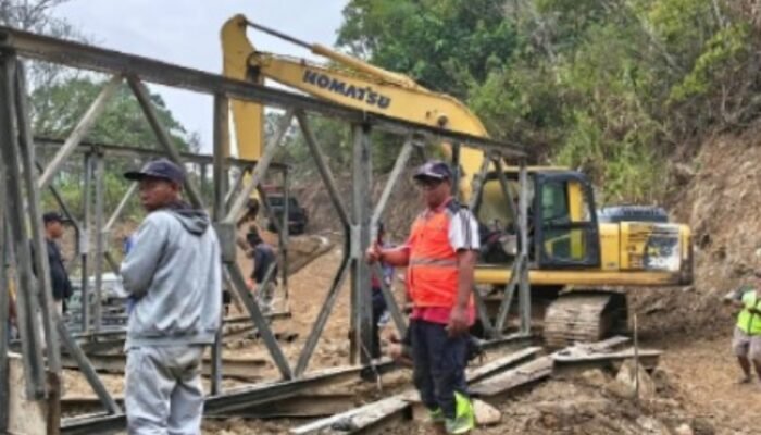 Usulan Bupati Luwu Utara Disetujui, Pemprov Sulsel Kerjakan Jembatan Bailey di Seko