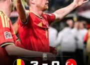 Belgia Hantam Turki 3-0, De Bruyne Cetak Brace