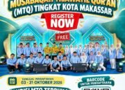 MTQ Makassar 2026 Buka Audisi Terbuka, Talenta Al-Qur’an se-Sulsel Bisa Ikut Gratis