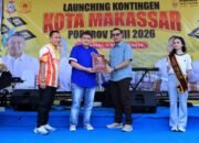 Kontingen Makassar Launching Official Kit, Bangun Semangat dan Kebersamaan Jelang Porprov Sulsel 2026