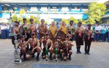 Ukir Prestasi di SEMALOPA 2026, Pramuka Bimox SMPN 4 Makassar Buktikan Disiplin dan Kekompakan